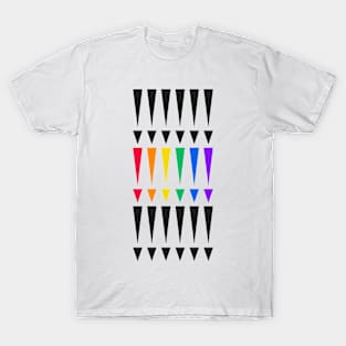 Trianglular Rainbow Pattern T-Shirt